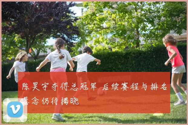 陈昊宇夺得总冠军 后续赛程与排名悬念仍待揭晓